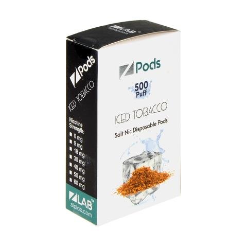4 STK: ZIIP Pod Iced Tobacco - Evaeske