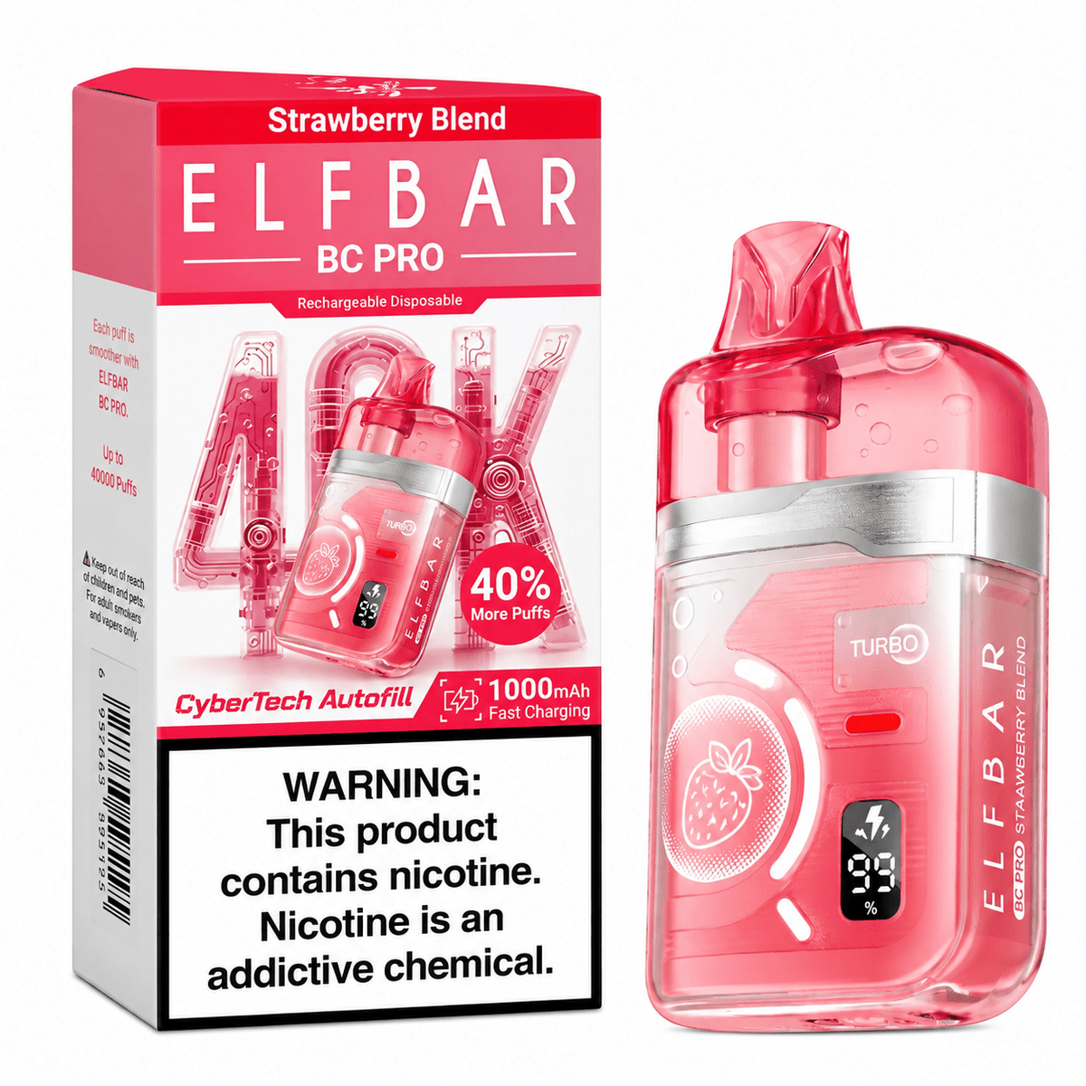 Elf Bar BC 40 000 Pro Strawberry Blend