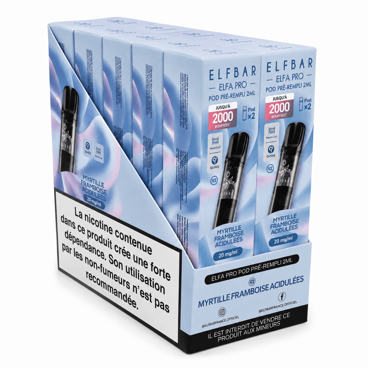 ELFA PRO Pods 2x Blueberry Sour Raspberry