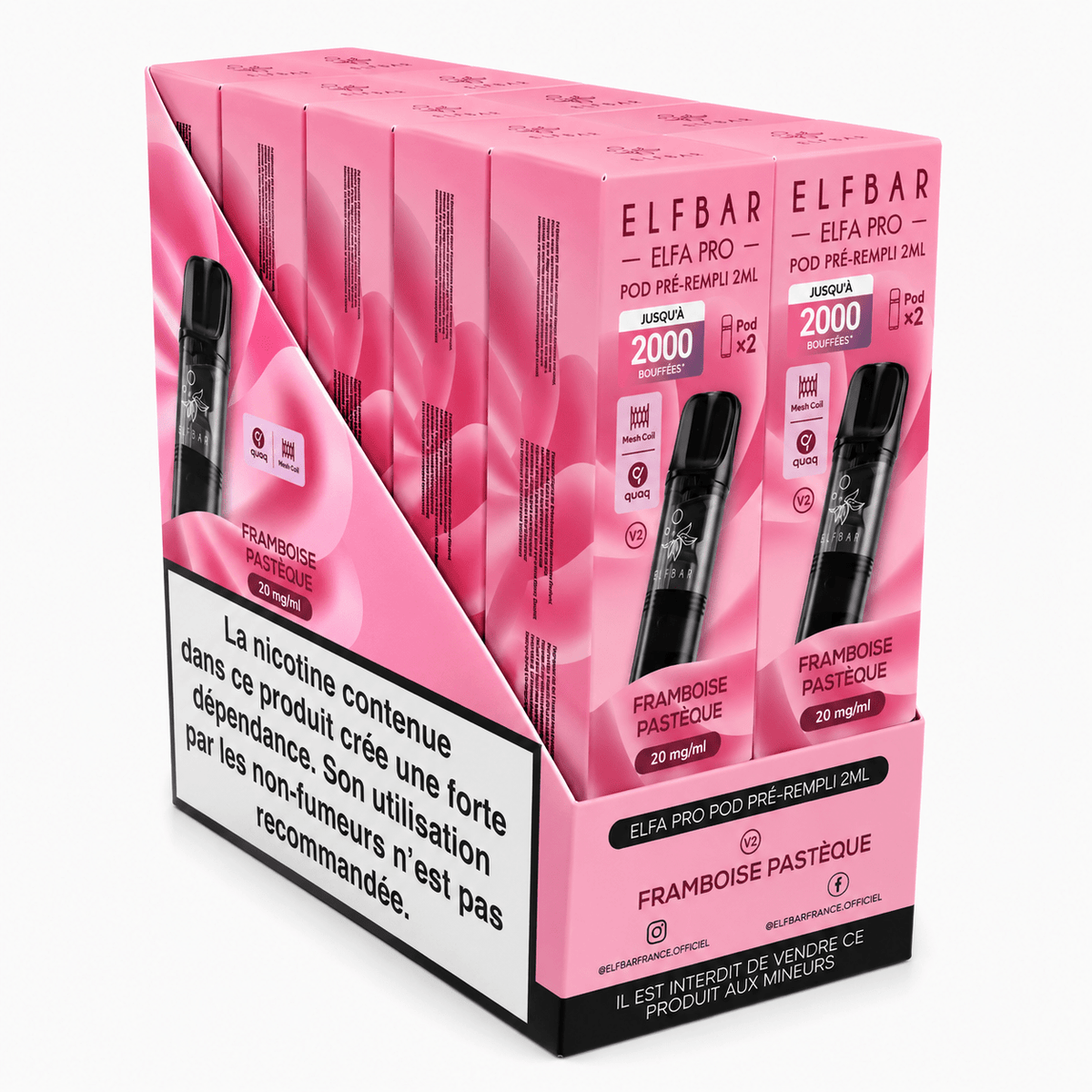 ELFA PRO Pods 2x Raspberry Watermelon