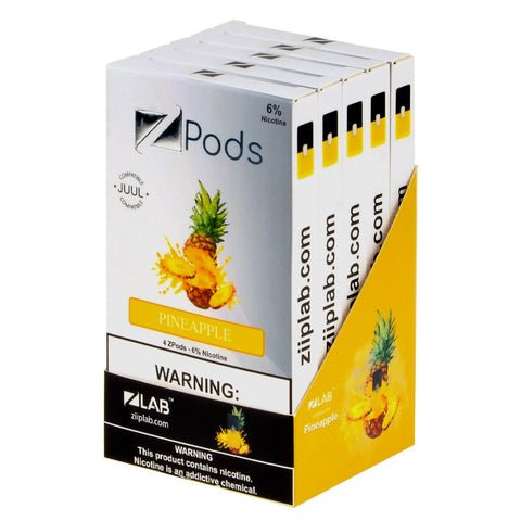 Pack de 4 ZIIP Pods Iced Pineapple (3)