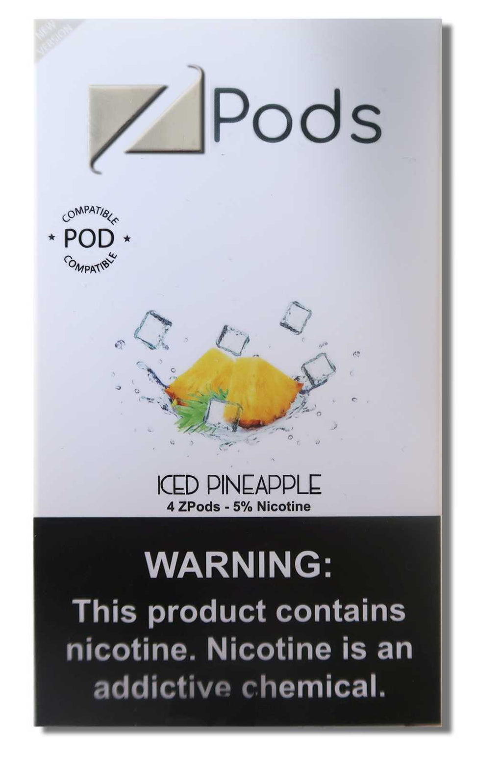 Pack de 4 ZIIP Pods Iced Pineapple